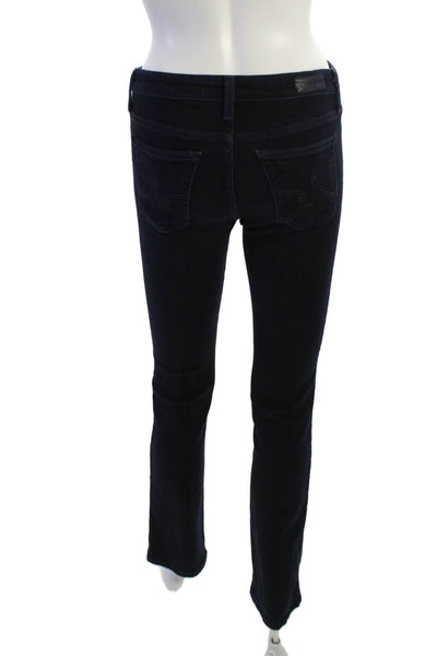 AG Women Skinny Straight Dark Blue Mid-Rise Jeans Size 26