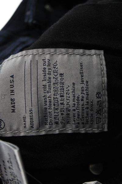 AG Women Skinny Straight Dark Blue Mid-Rise Jeans Size 26
