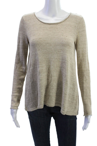 Calypso Saint Barth Unisex Pullover Sweater Beige Linen Size XS