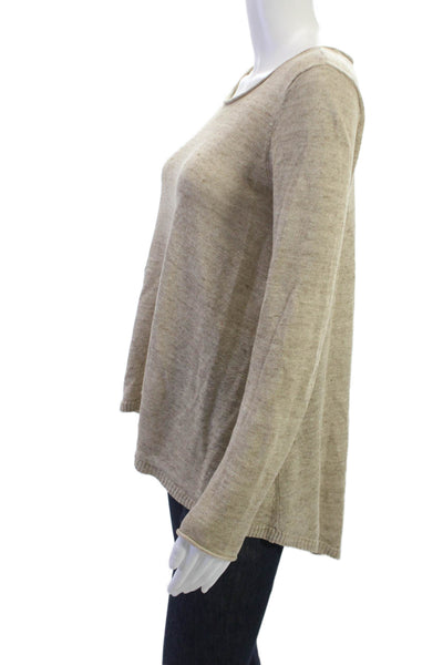 Calypso Saint Barth Unisex Pullover Sweater Beige Linen Size XS