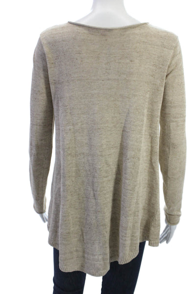 Calypso Saint Barth Unisex Pullover Sweater Beige Linen Size XS