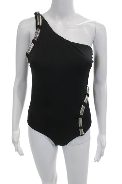 Moeva Womens One Piece Black Swimsuit Size L