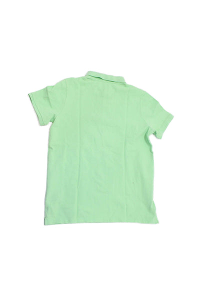 Vineyard Vines Childrens Boys Short Sleeves Polo Shirt Lime Green Size 16