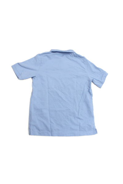 Vineyard Vines Childrens Boys Short Sleeves Polo Shirt Sky Blue Cotton Size 16