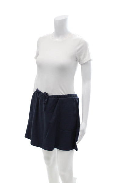 Splendid Women Dark Blue Solid Mini Skirt Size XL