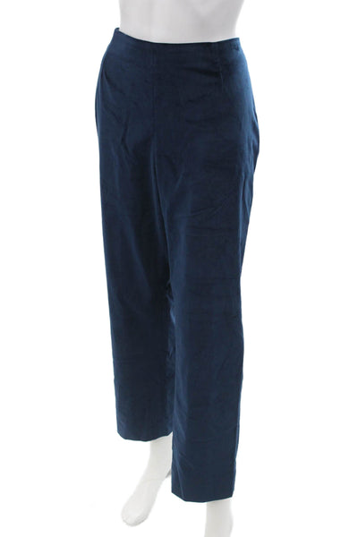 Berwich Unisex Cropped Dress Pants Blue 98% Cotton 2% Elastan Size 52