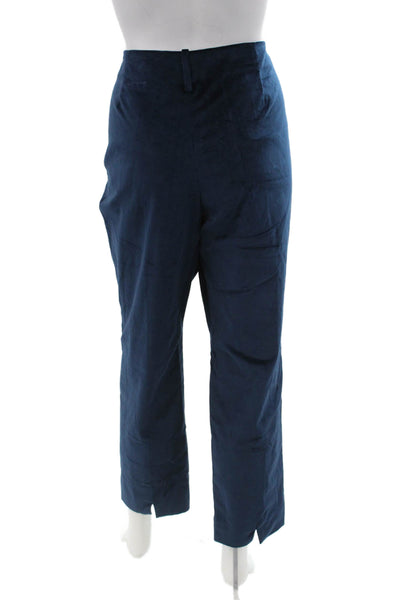 Berwich Unisex Cropped Dress Pants Blue 98% Cotton 2% Elastan Size 52