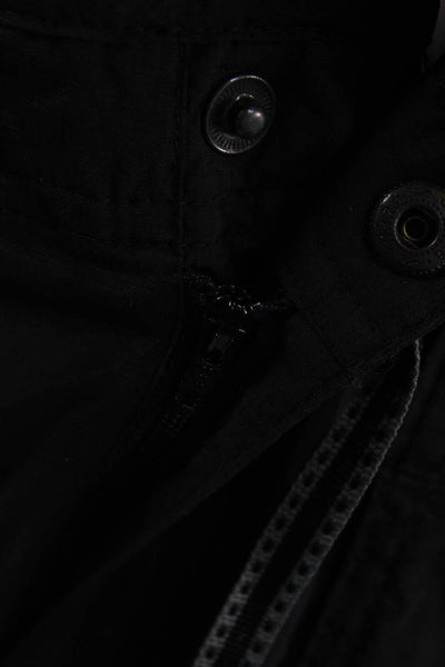 The North Face Womens Capri Cargo Pants Black Nylon Size 6