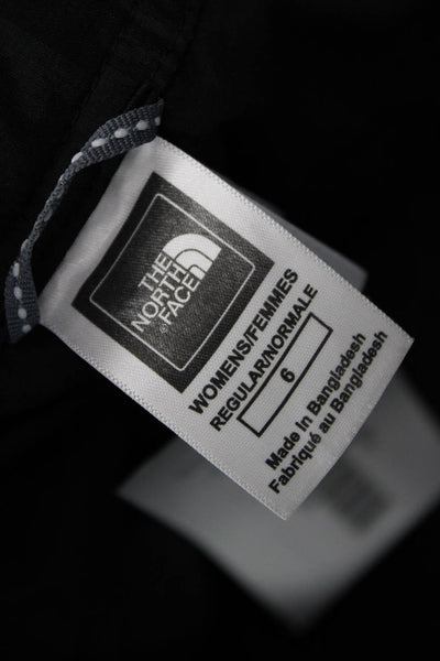 The North Face Womens Capri Cargo Pants Black Nylon Size 6