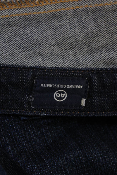 AG Adriano Goldschmied Women Dark Blue Ankle Skinny Jeans Mid Rise Size 26