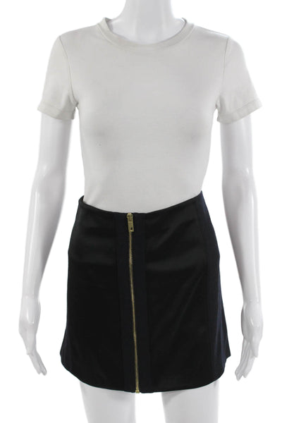 Rag & Bone Women Mini Straight Pencil Skirt Black Size 4