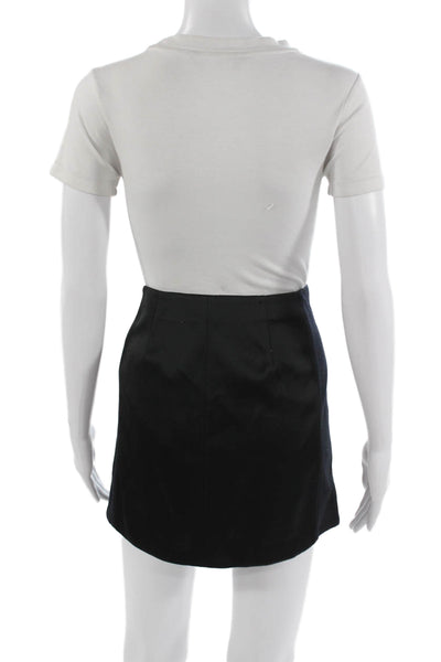 Rag & Bone Women Mini Straight Pencil Skirt Black Size 4