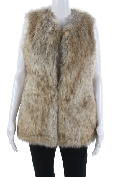 Zara Trafaluc Womens Beige Bohemian Sleeveless Vest Size M