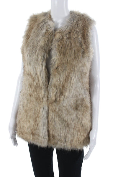 Zara Trafaluc Womens Beige Bohemian Sleeveless Vest Size M