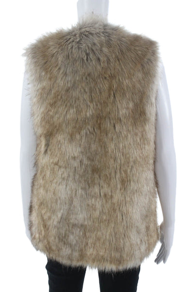 Zara Trafaluc Womens Beige Bohemian Sleeveless Vest Size M