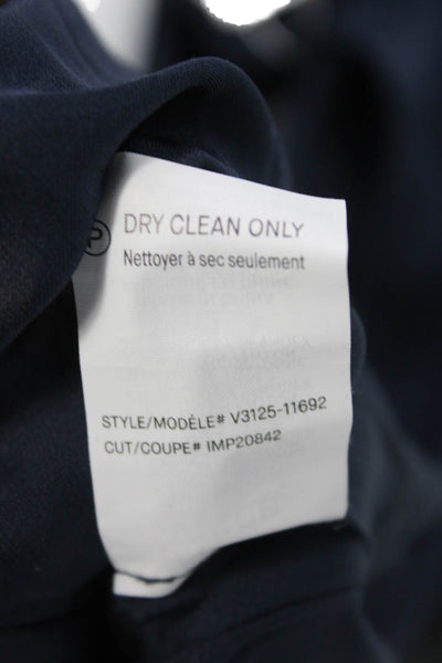 Vince Women Basic Dark Blue Silk Tank Size 12