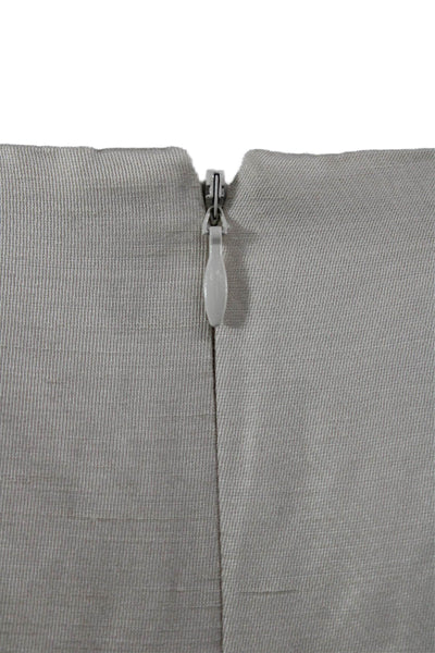 Banana Republic Women Beige Sheath Dress Short Sleeve Rayon Linen Size 0