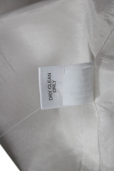 Banana Republic Women Beige Sheath Dress Short Sleeve Rayon Linen Size 0