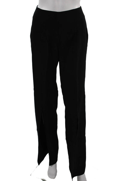 Jonathan Simkhai Womens Dress Pants Black Zip Size 4