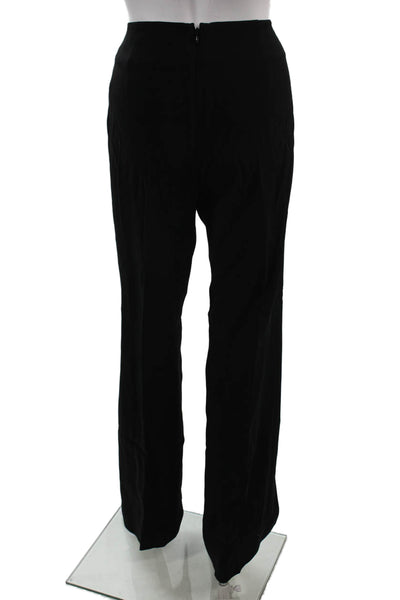 Jonathan Simkhai Womens Dress Pants Black Zip Size 4