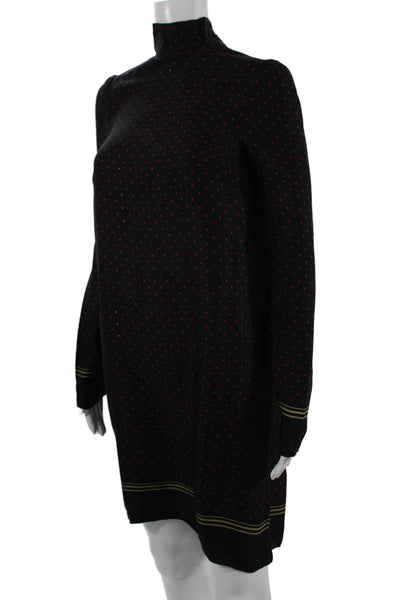 Philosophy Di Lorenzo Serafini Women Shift Dress Polka Dot Long Sleeve Size 2