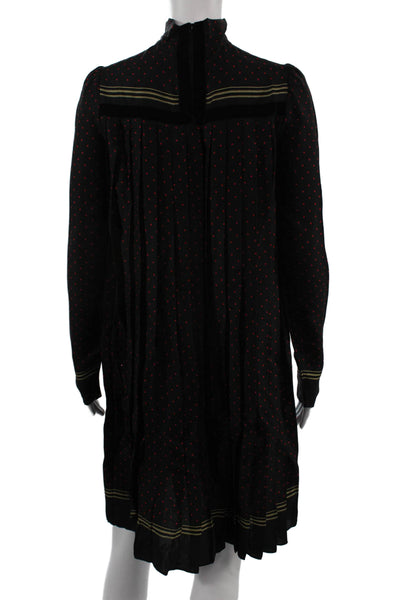 Philosophy Di Lorenzo Serafini Women Shift Dress Polka Dot Long Sleeve Size 2