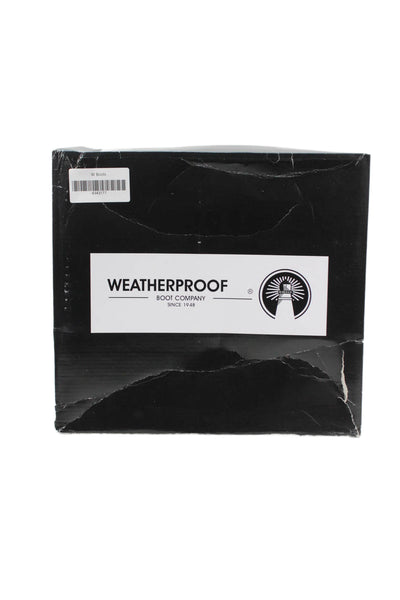 Weatherproof Womens Lace Up Linda Snow Boots Shoes Black Size 10W