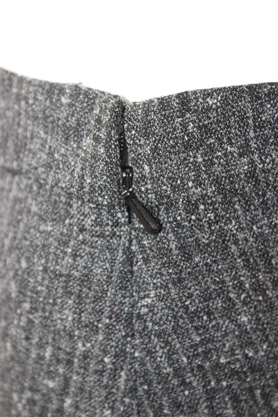 Halogen Womens A-Line Pleated Knee Length Skirt Dark Gray Size 2P