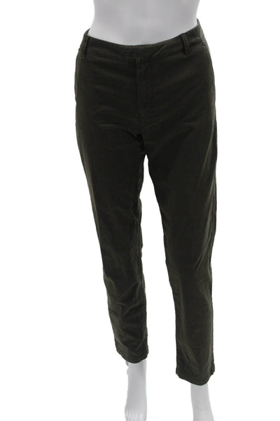 Comptoir Des Cotonniers Unisex Chino Ankle Pants Green Buckle Size XS