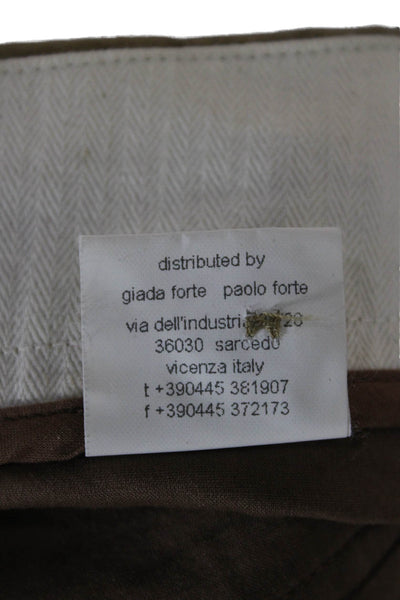 Pants Unisex Beige Cotton Cropped Ankle Khakis Size 1