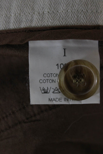 Pants Unisex Beige Cotton Cropped Ankle Khakis Size 1