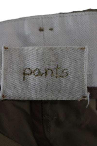 Pants Unisex Beige Cotton Cropped Ankle Khakis Size 1