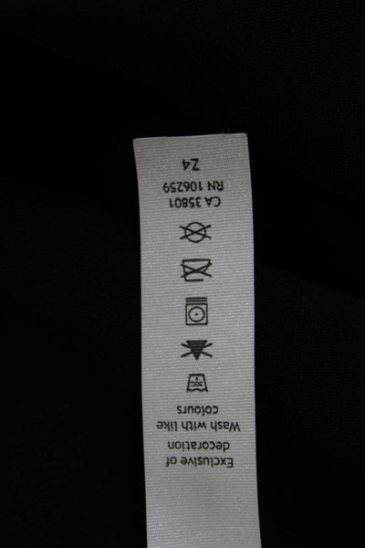 Lululemon Women Ankle Cropped Jogger Pants Black Drawstring Size 6