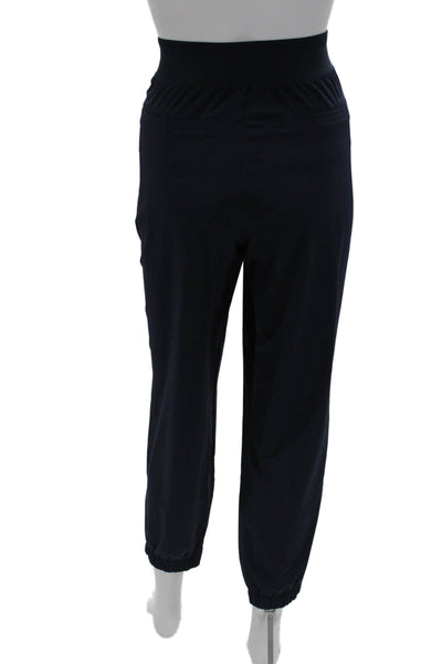 Athleta Womens Jogger Pants Dark Blue Zip Size 6