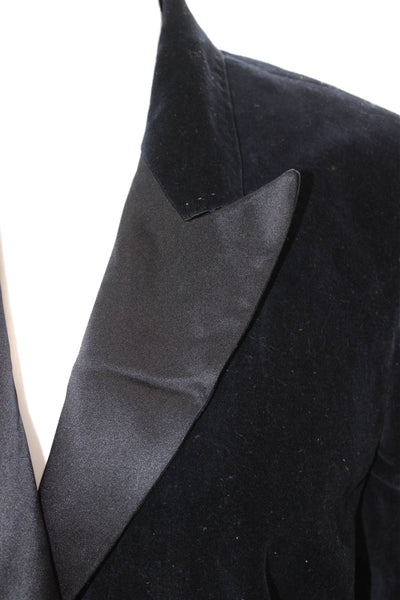 Theory Unisex Dark Gray V Neck Wool Alpaca Cardigan Short Sleeve Size M