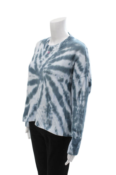 Daily/Ritual Unisex Pullover Blue Cotton Crewneck Long Sleeve 90s Size M