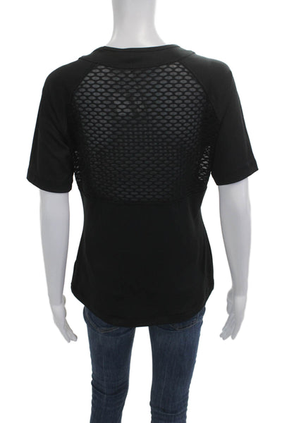 Adidas by Stella McCartney Women Black T-Shirt Crewneck Size L