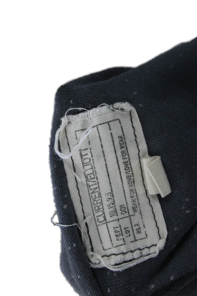 Current/Elliott Womens Basic Sleeveless Dark Gray Tank Size 1
