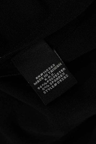Norma Kamali Women Shift Dress Black Long Sleeve Knee Length Size L
