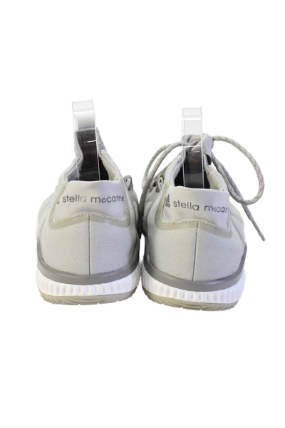 Adidas by Stella McCartney Womens Lace Up Low Top Sneakers Grey Size 7.5