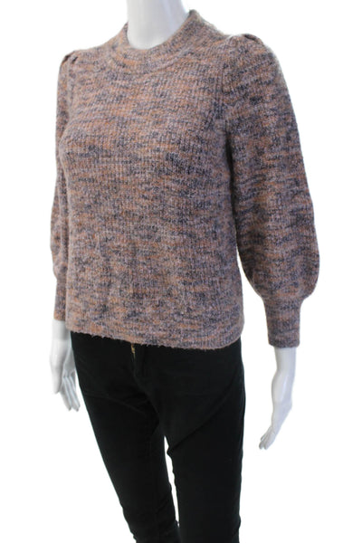 Madewell Unisex Brown Crewneck Pullover Long Sleeve Zip Size 2XS