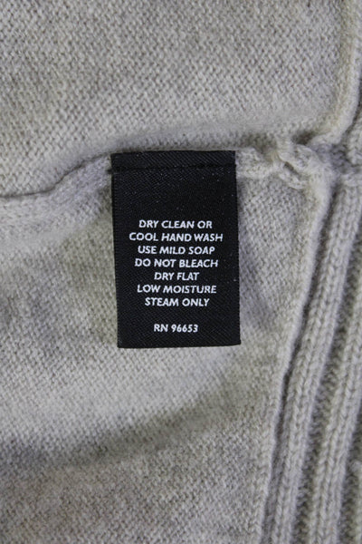Christopher Fischer Unisex Pullover Cashmere Long Sleeve Beige Size XS