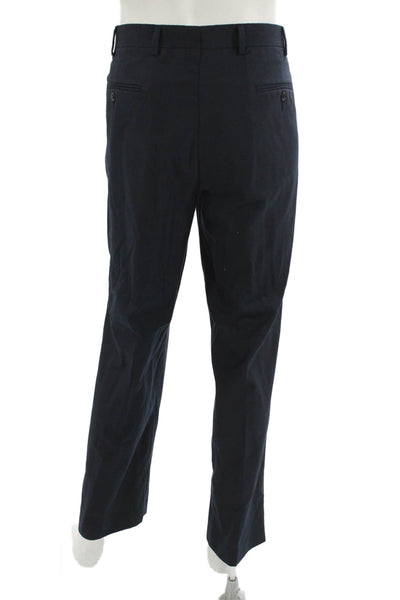 Greg Norman Mens Dress Pants Dark Blue Polyester Viscose Size 36