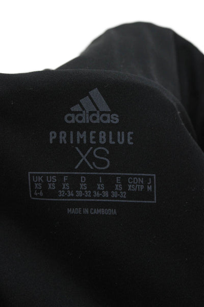 Adidas Women Skater Mini Skort Black Geometric Recycled Polyester Size XS