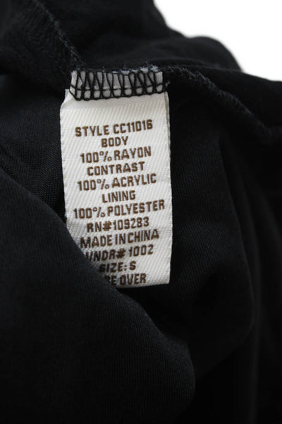 Surf Gypsy Unisex Black Rayon Bohemian Shorts Size S