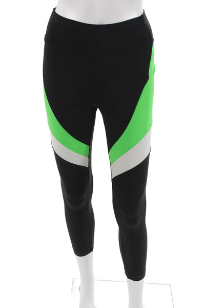 Koral Women Ankle Leggings Black Geometric Size XS