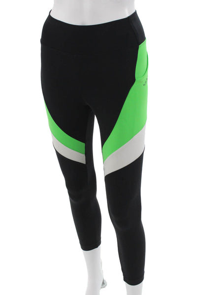 Koral Women Ankle Leggings Black Geometric Size XS