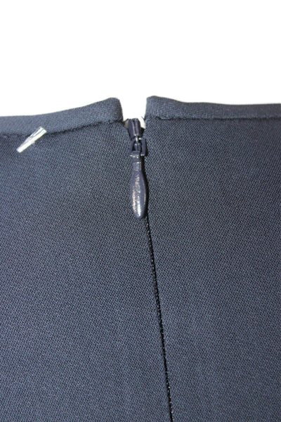 Reiss Womens Shift Long Sleeve Dark Blue Mid Calf Dress Size 4