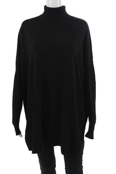 & Other Stories Unisex Pullover Sweater Turtleneck Black Long Sleeve Size S