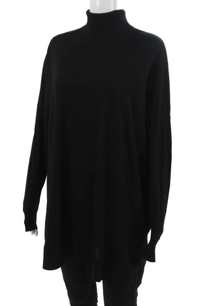 & Other Stories Unisex Pullover Sweater Turtleneck Black Long Sleeve Size S